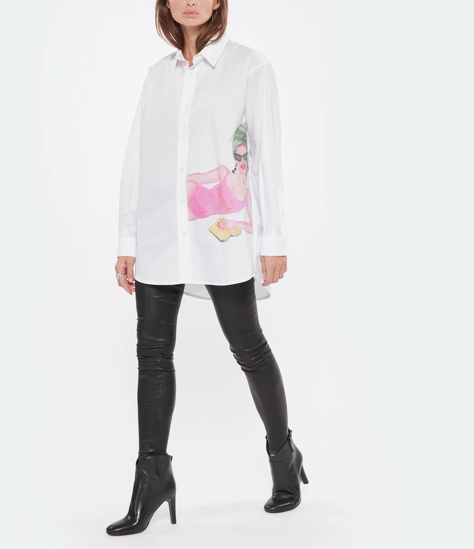 GOLDEN GOOSE Bottines à Talons Kelsey Cuir Noir 8 GOLDEN GOOSE Bottines à Talons Kelsey Cuir Noir - Image 6