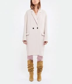 ISABEL MARANT Bottes Lispa Cuir De Veau Taupe -JEANNE VOULAND SHOP unnamed file 1100