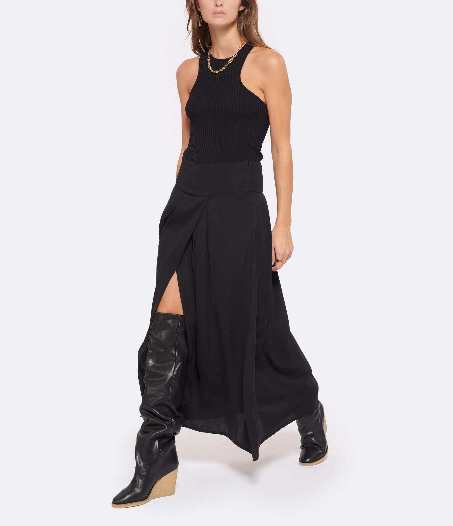 ISABEL MARANT Cuissardes Tilin Cuir De Veau Noir 8 ISABEL MARANT Cuissardes Tilin Cuir De Veau Noir - Image 6