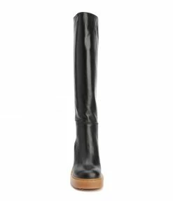 N.O.M.E Bottes Barbara Cuir Noir -JEANNE VOULAND SHOP unnamed file 1132