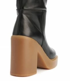 N.O.M.E Bottes Barbara Cuir Noir -JEANNE VOULAND SHOP unnamed file 1133