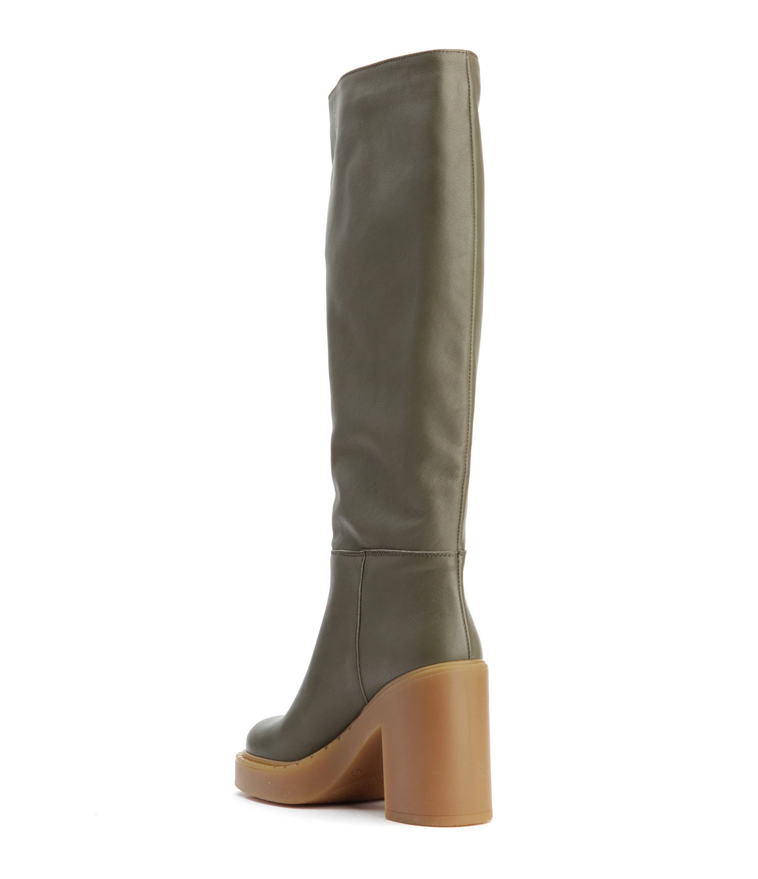 N.O.M.E Bottes Barbara Cuir Olive 4 N.O.M.E Bottes Barbara Cuir Olive - Image 2