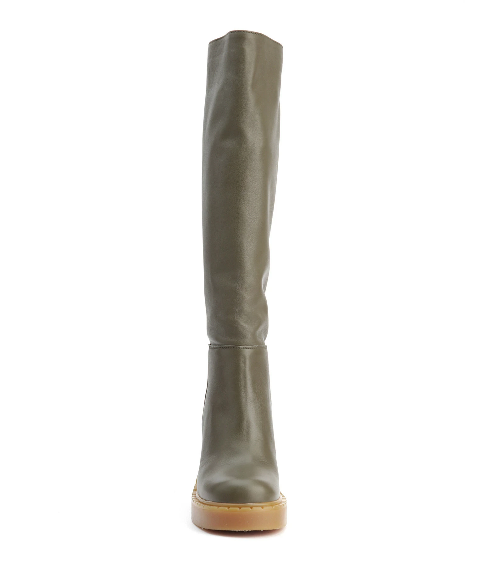 N.O.M.E Bottes Barbara Cuir Olive 5 N.O.M.E Bottes Barbara Cuir Olive - Image 3