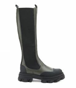 GANNI Bottes Cuir Kalamata