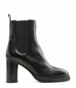 ISABEL MARANT Bottines Lalix Cuir Veau Noir