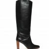 VANESSA BRUNO Bottes 85mm Cuir Lisse Noir 1 VANESSA BRUNO Bottes 85mm Cuir Lisse Noir -JEANNE VOULAND SHOP unnamed file 1235