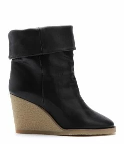 ISABEL MARANT Bottines Totam Cuir De Veau Noir