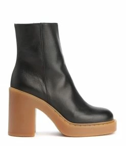 N.O.M.E Bottes Brigitte Cuir Noir