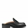 GANNI Mules Mocassins Cuir Noir -JEANNE VOULAND SHOP unnamed file 1780