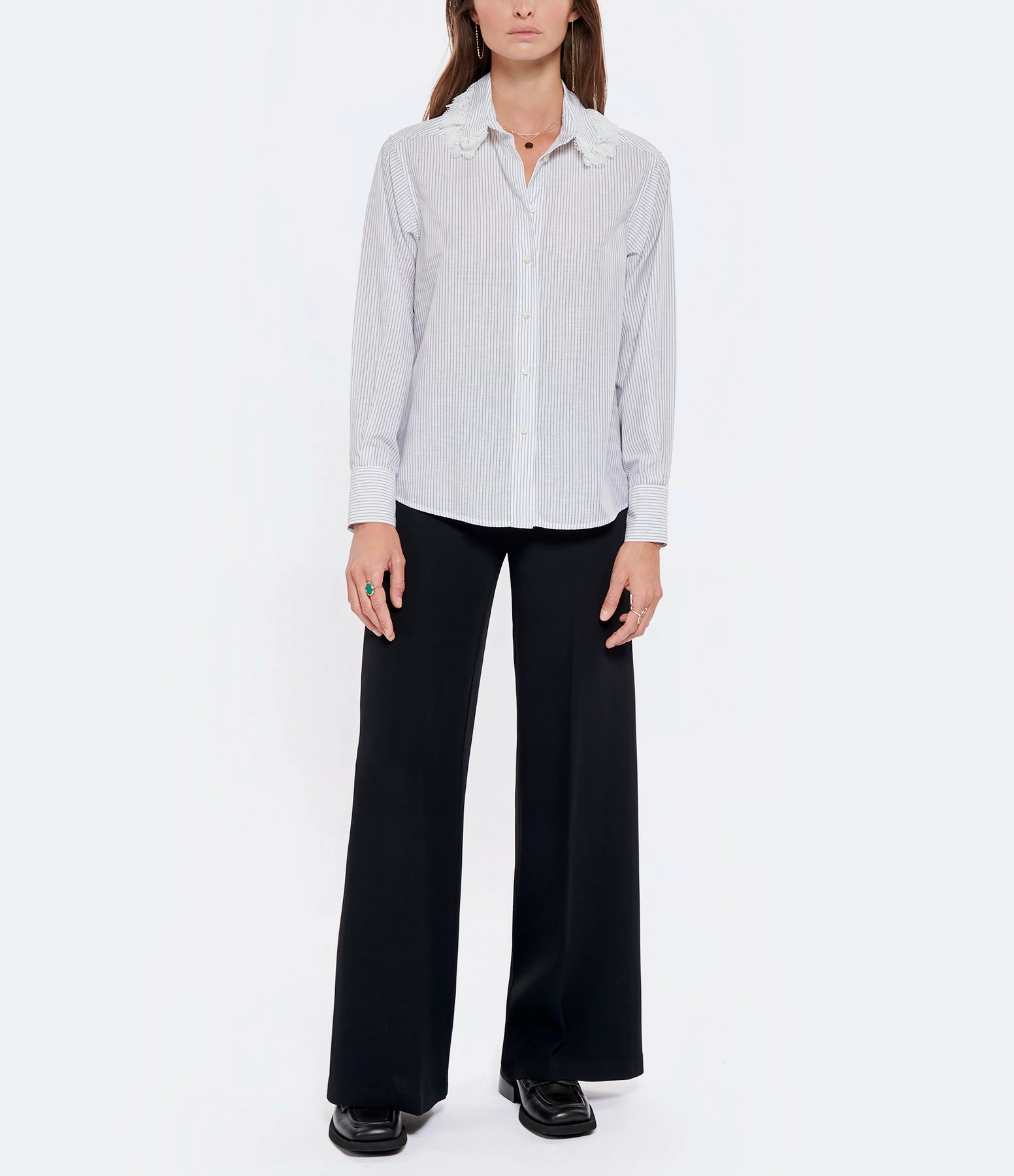 GANNI Mules Mocassins Cuir Noir 12 GANNI Mules Mocassins Cuir Noir - Image 10