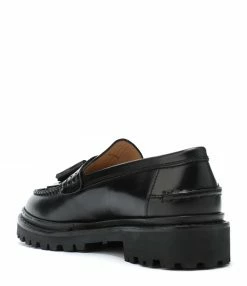 ISABEL MARANT Mocassins Frezza Cuir De Veau Noir -JEANNE VOULAND SHOP unnamed file 1792