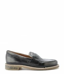 GOLDEN GOOSE Mocassins Homme Jerry Cuir Noir