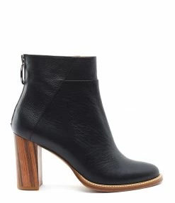 JEANNE VOULAND SHOP 29 ATELIER CONTENT Bottines Veronica Cuir Noir