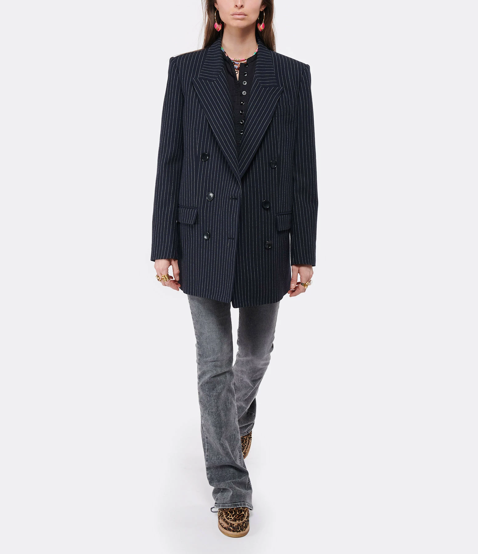 GOLDEN GOOSE Mocassins Jerry Cuir Léopard 11 GOLDEN GOOSE Mocassins Jerry Cuir Léopard - Image 9