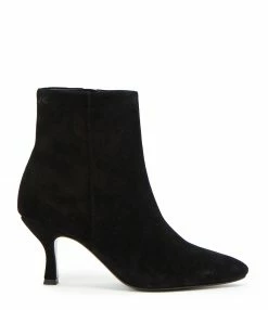 JEANNE VOULAND Bottines Boye 60 Cuir Suédé Noir