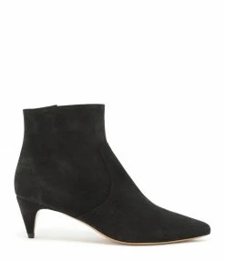 ISABEL MARANT Bottines Derst Cuir Suédé Noir Délavé