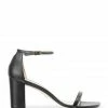 STUART WEITZMAN Sandales Amelina Block Cuir Noir -JEANNE VOULAND SHOP unnamed file 2819