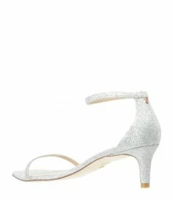 STUART WEITZMAN Sandales Nudistcurve 50 Cristal -JEANNE VOULAND SHOP unnamed file 2831