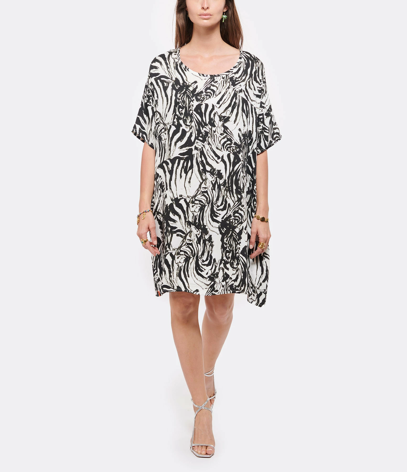 JEANNE VOULAND Sandales Sublim Double Cuir Texturé Argenté 11 JEANNE VOULAND Sandales Sublim Double Cuir Texturé Argenté - Image 9