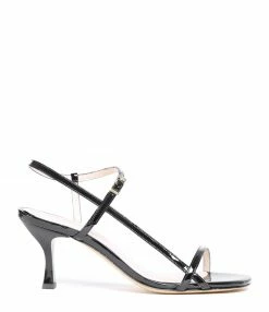 JEANNE VOULAND SHOP 3 JEANNE VOULAND Sandales Sublim Cuir Verni Noir