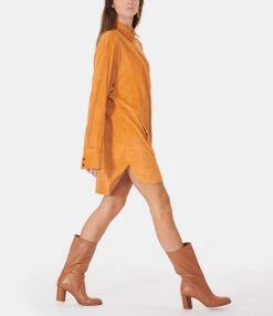 ATELIER CONTENT Bottines Virgina Cuir Cognac -JEANNE VOULAND SHOP unnamed file 52