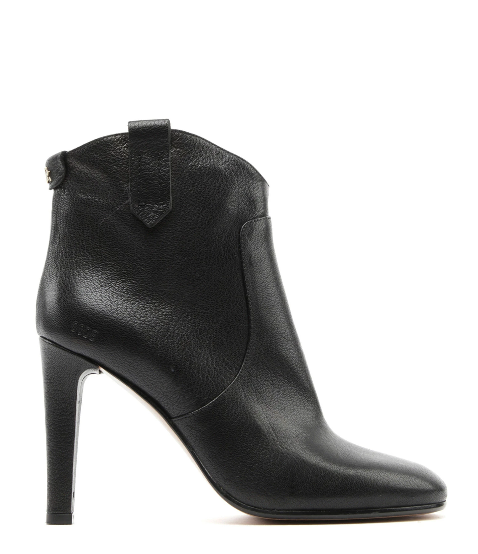 GOLDEN GOOSE Bottines à Talons Kelsey Cuir Noir 3 GOLDEN GOOSE Bottines à Talons Kelsey Cuir Noir