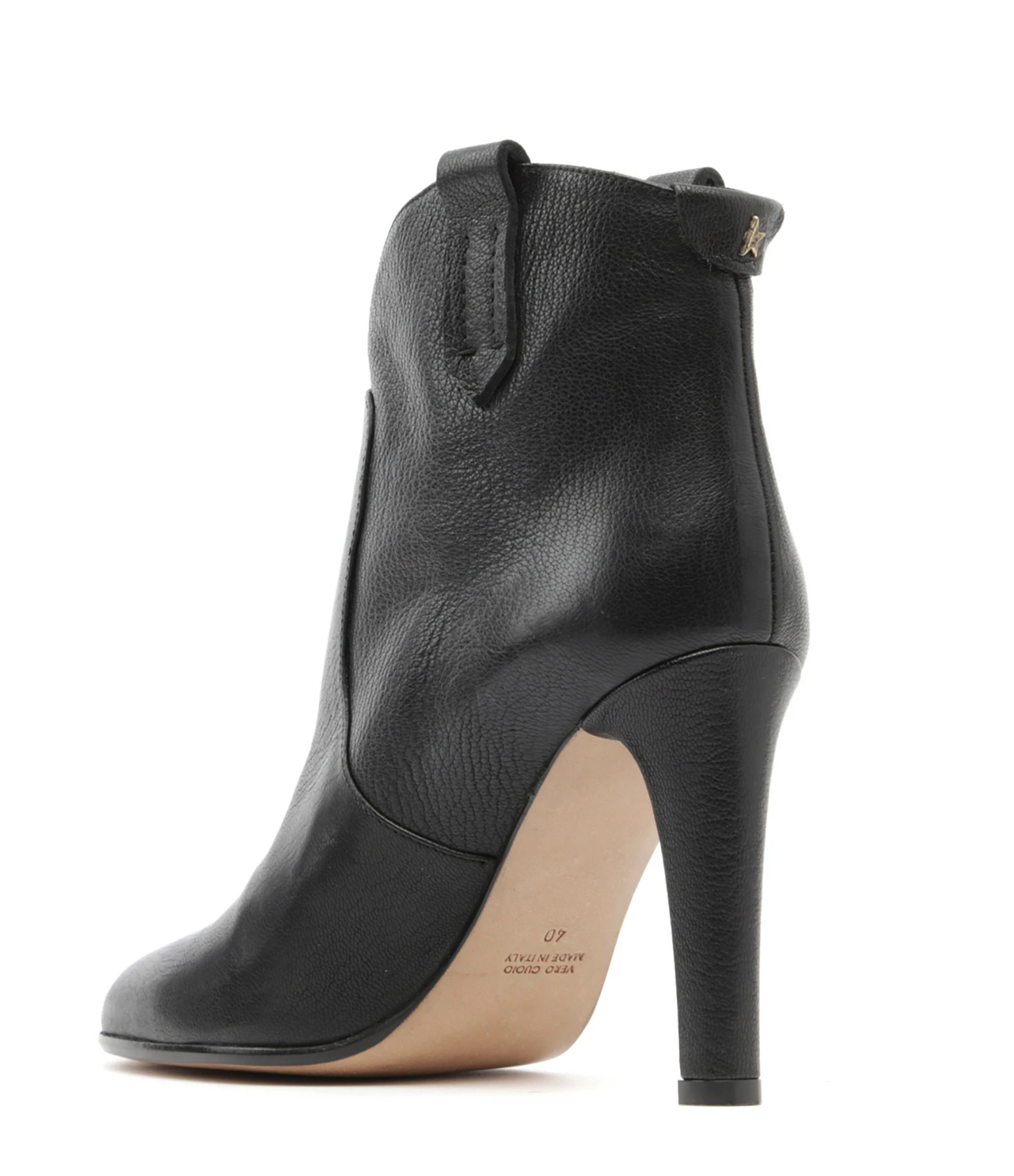 GOLDEN GOOSE Bottines à Talons Kelsey Cuir Noir 4 GOLDEN GOOSE Bottines à Talons Kelsey Cuir Noir - Image 2