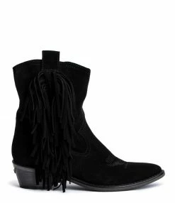 JEANNE VOULAND SHOP 33 ZADIG & VOLTAIRE Bottines Pilar Cuir Suédé Noir
