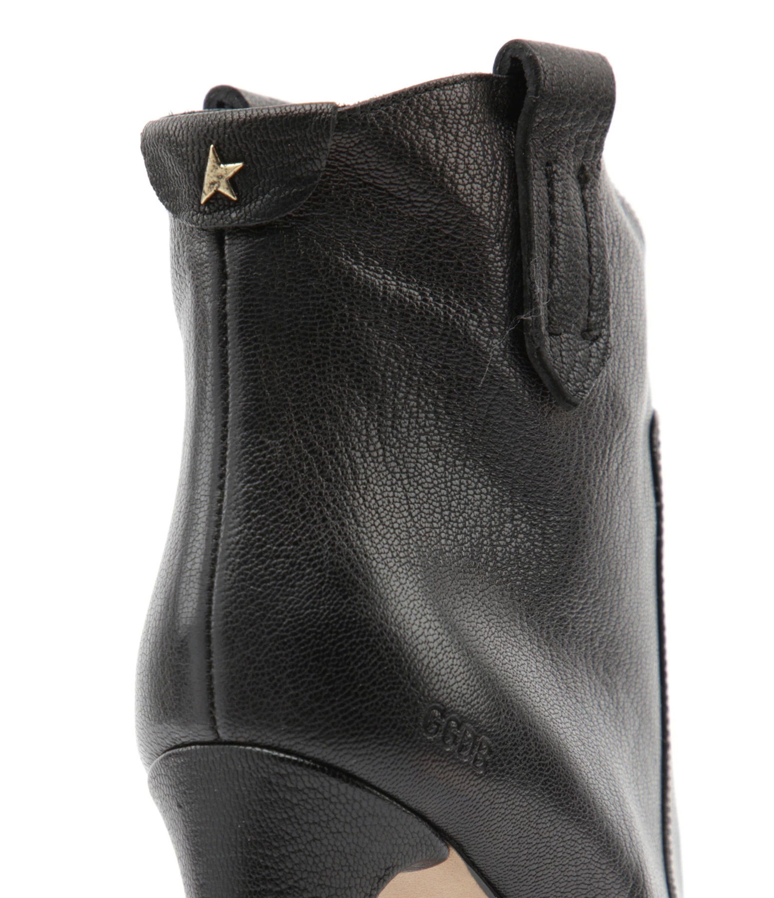 GOLDEN GOOSE Bottines à Talons Kelsey Cuir Noir 5 GOLDEN GOOSE Bottines à Talons Kelsey Cuir Noir - Image 3