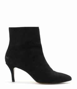 JEANNE VOULAND Bottines Boye 70 Cuir Suédé Noir