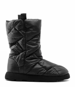 PIUMESTUDIO Bottes Alto Noir