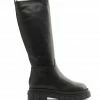 MACKAGE Bottes Commander Cuir Noir -JEANNE VOULAND SHOP unnamed file 912