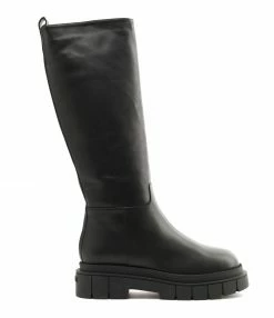 MACKAGE Bottes Commander Cuir Noir