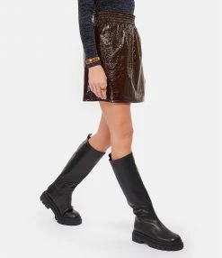 MACKAGE Bottes Commander Cuir Noir -JEANNE VOULAND SHOP unnamed file 916