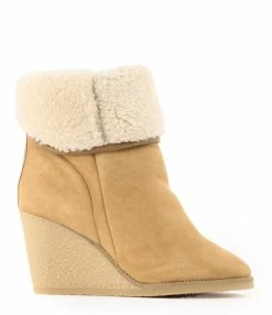 ISABEL MARANT Bottines Totam Fourrure Naturel